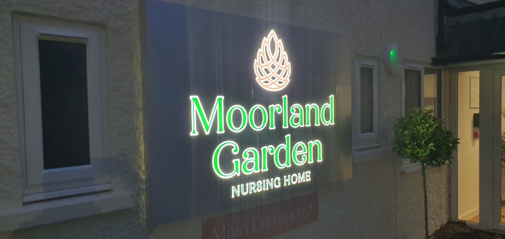 Welcome to the world of signs sign tray with led shop front